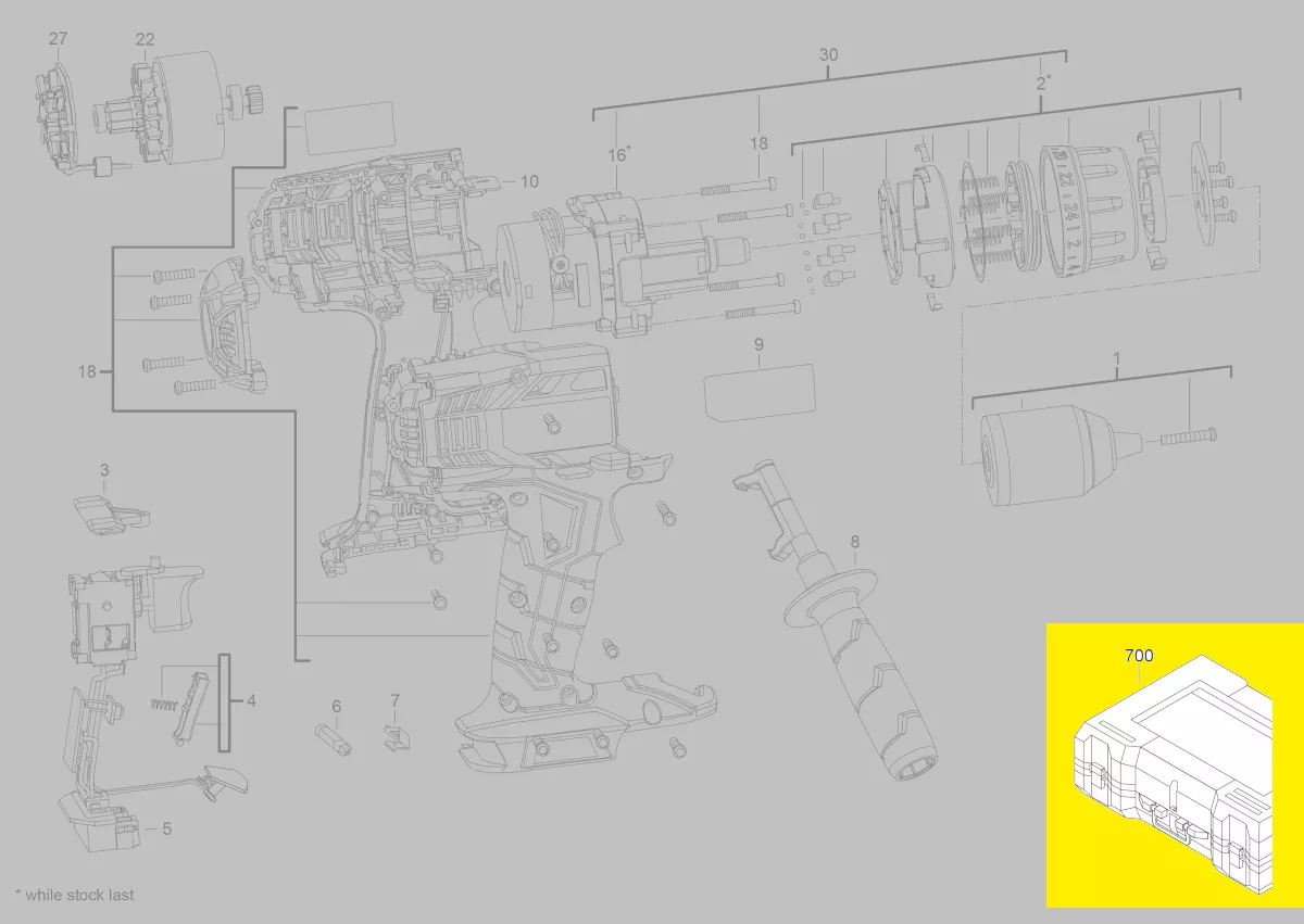Valise de transport réf. 4931435087 AEG